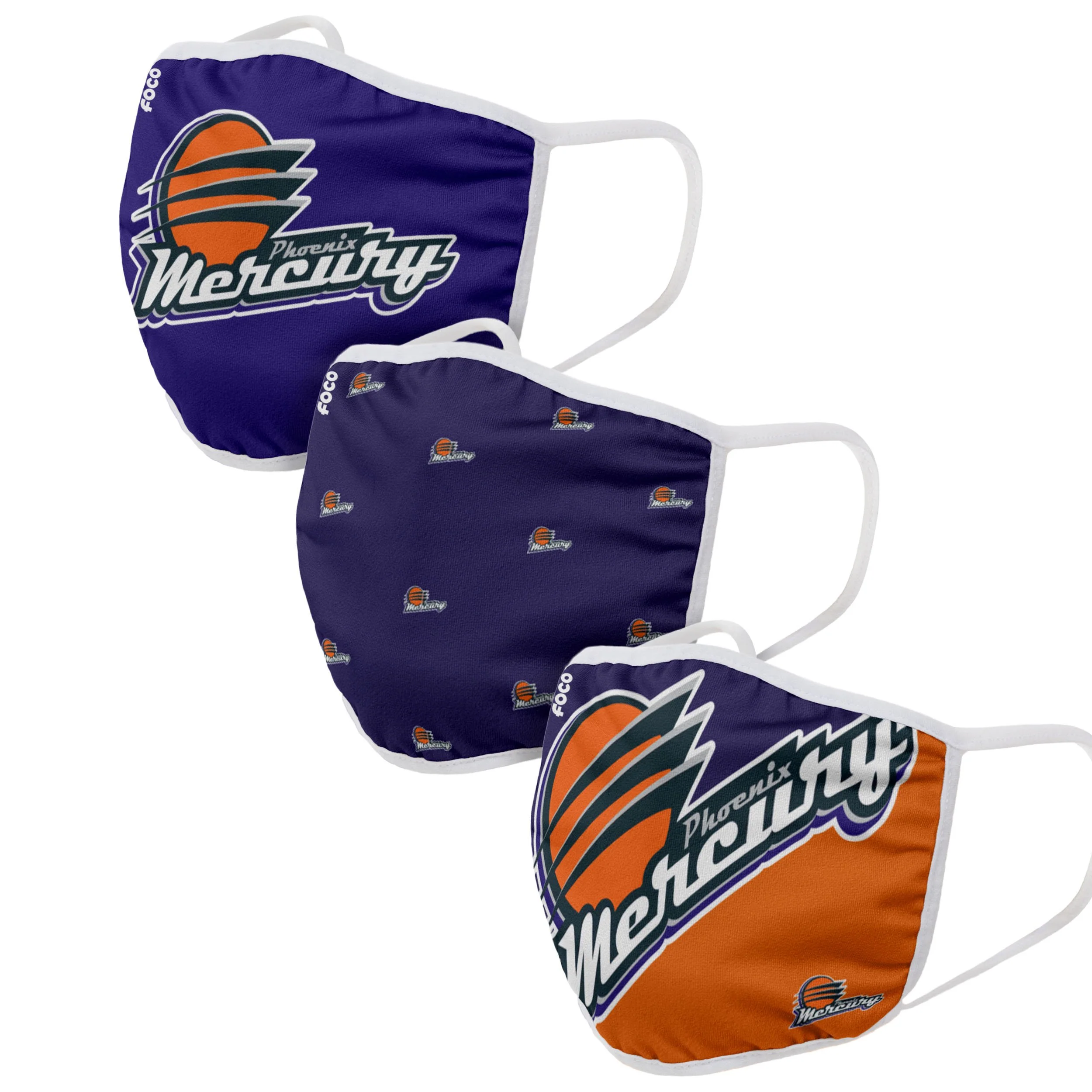 WNBA 3 Pack Face Covers - Pick Your Team! - Image 10