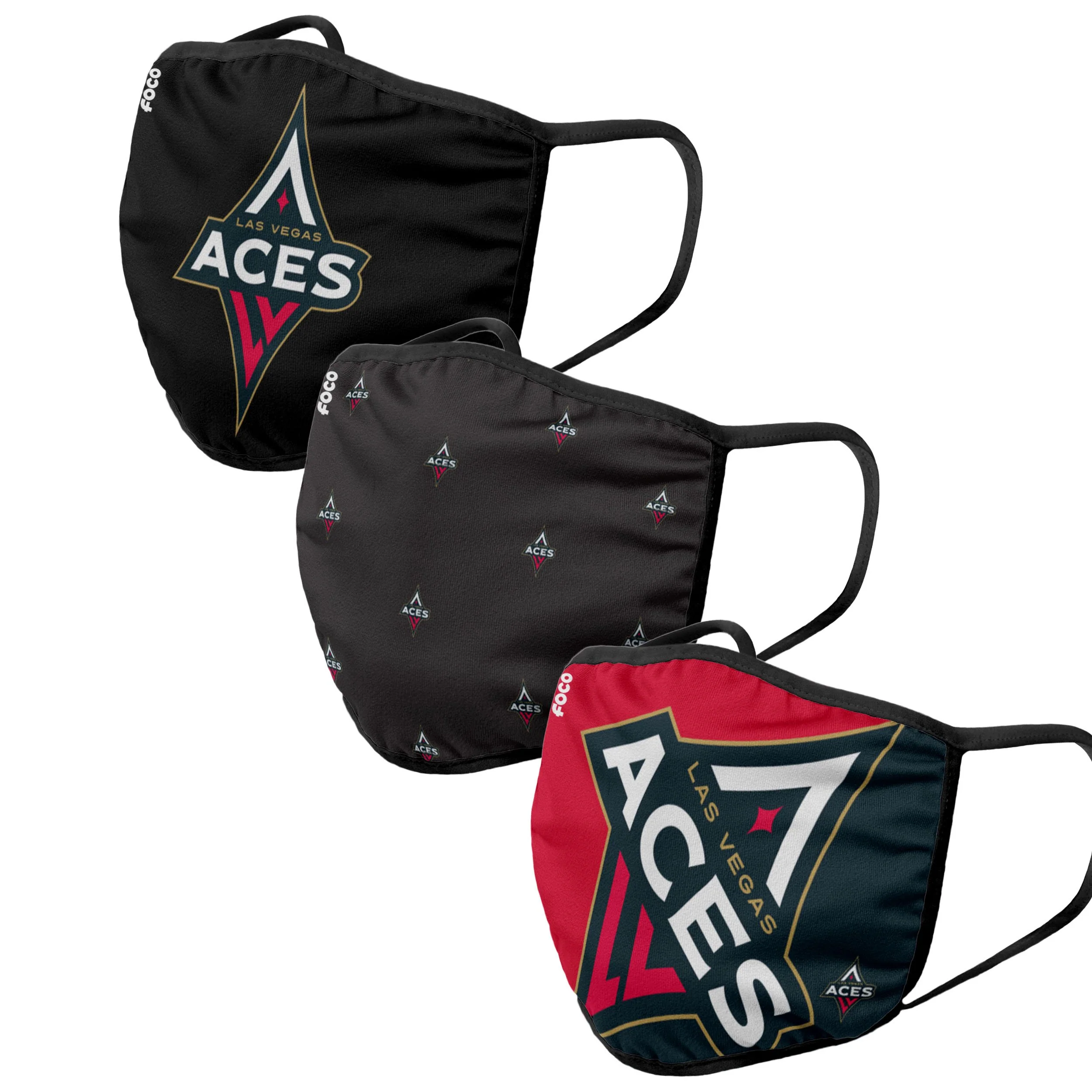 WNBA 3 Pack Face Covers - Pick Your Team! - Image 6