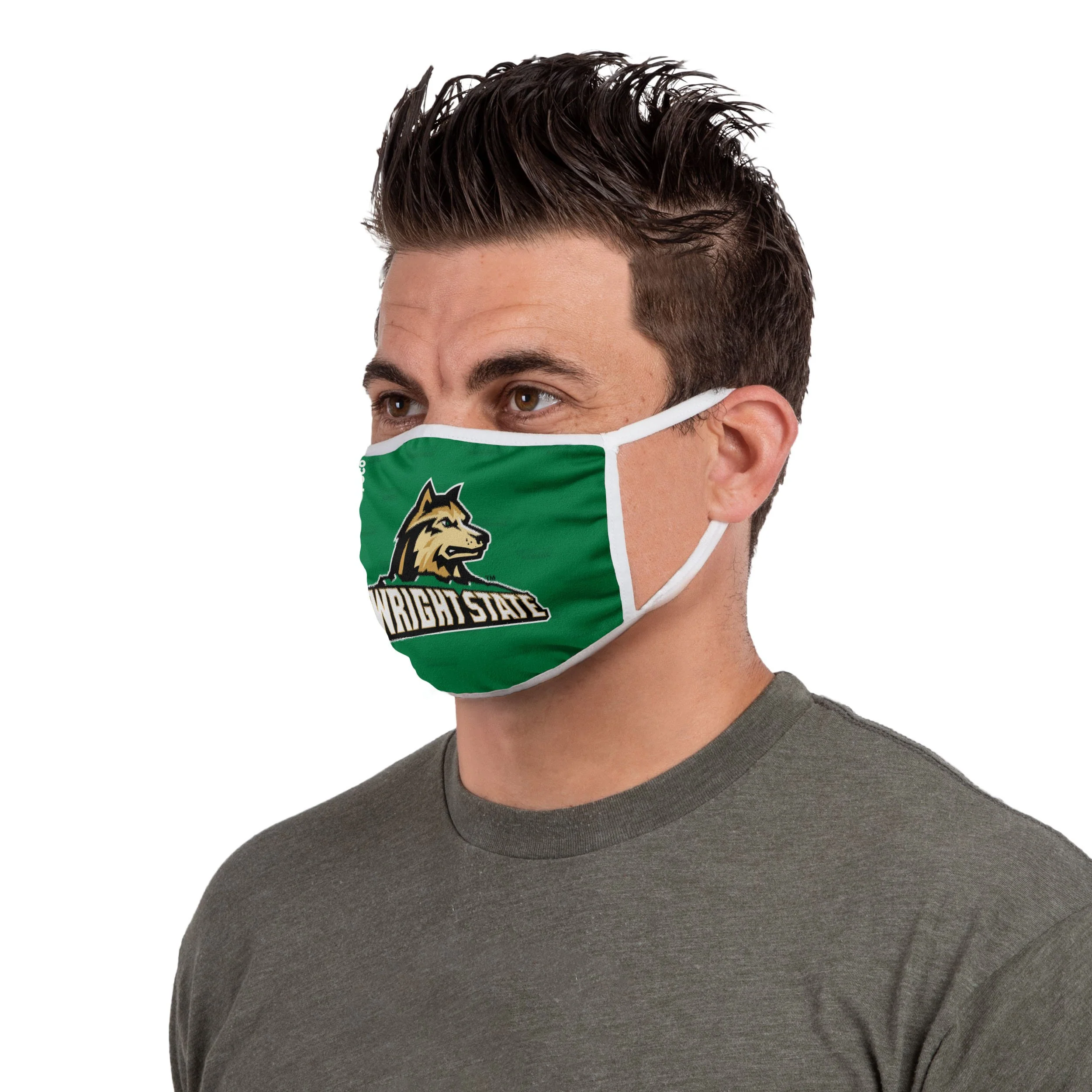 Wright State Raiders NCAA Gametime 3 Pack Face Cover - Image 2