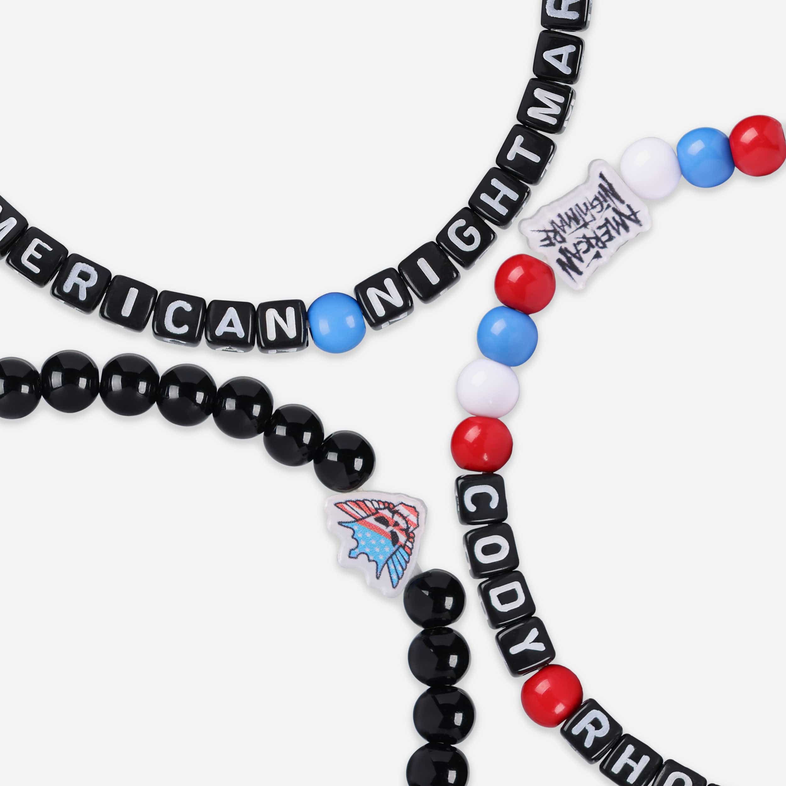 WWE Cody Rhodes 3 Pack Friendship Bracelet - Image 2