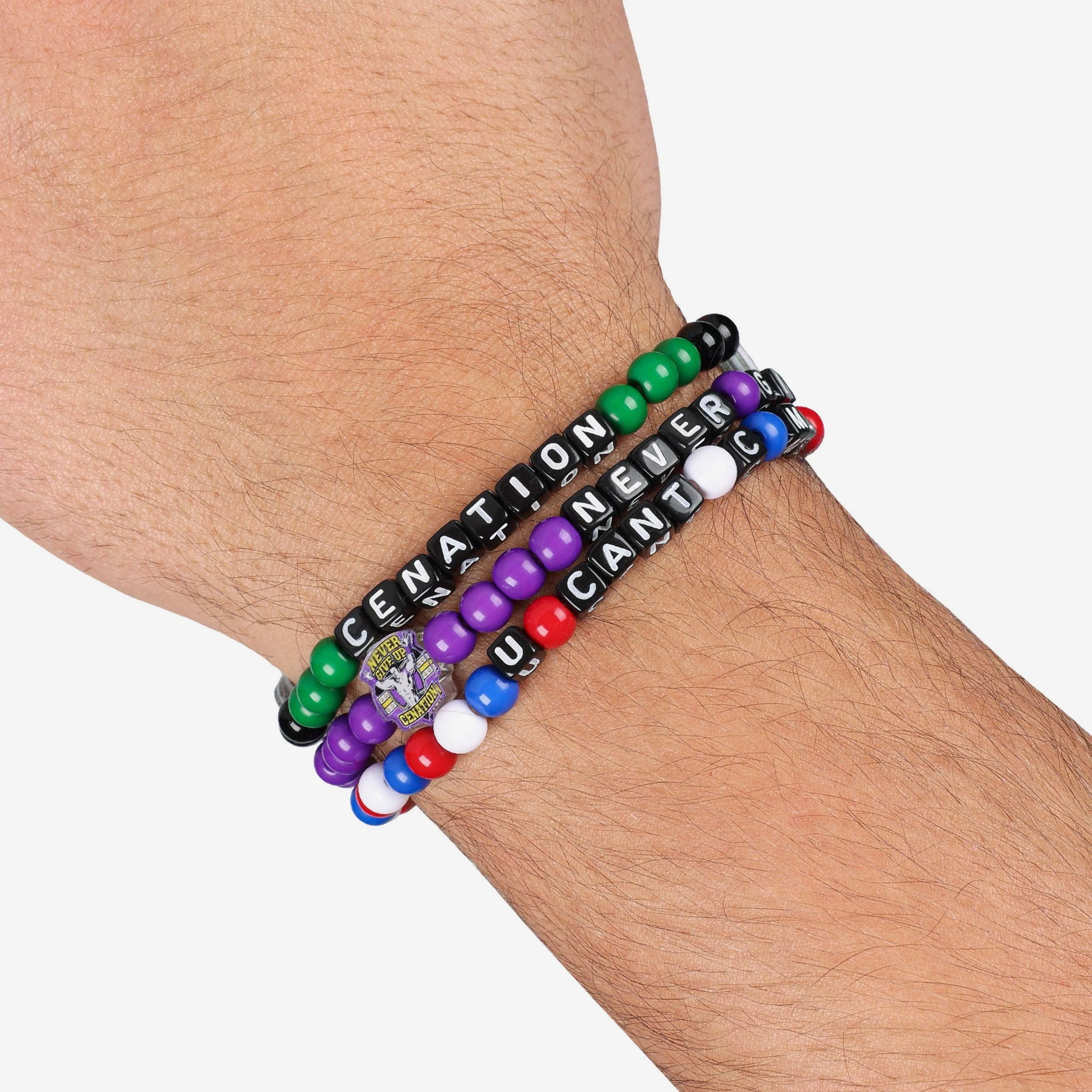 WWE John Cena 3 Pack Friendship Bracelet - Image 4