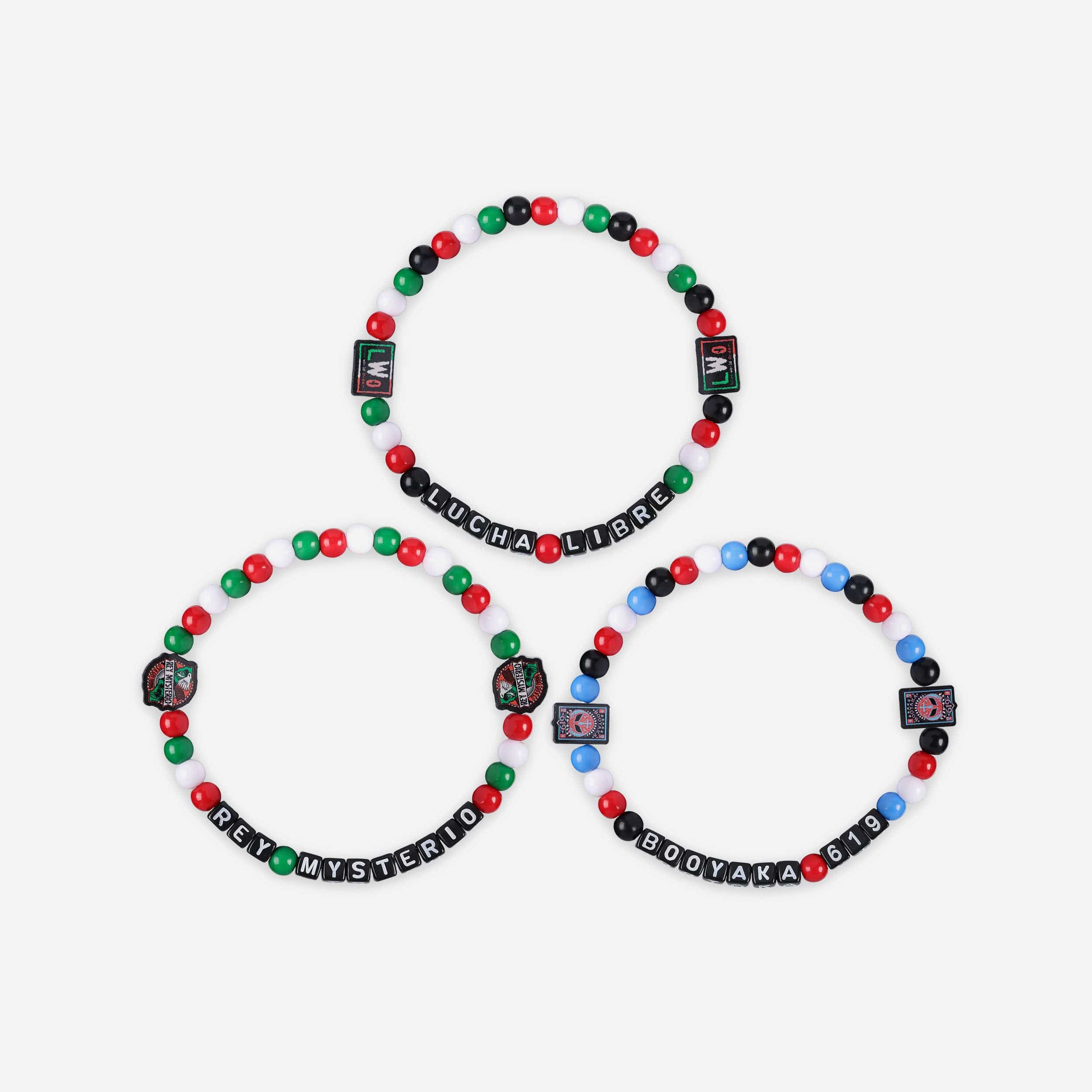 WWE Rey Mysterio 3 Pack Friendship Bracelet - Image 3