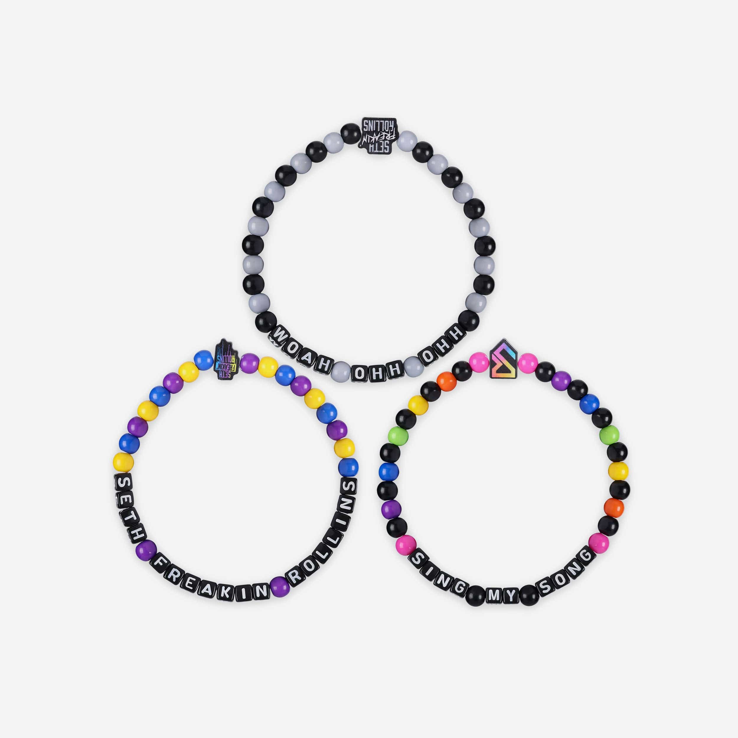 WWE Seth Rollins 3 Pack Friendship Bracelet - Image 3