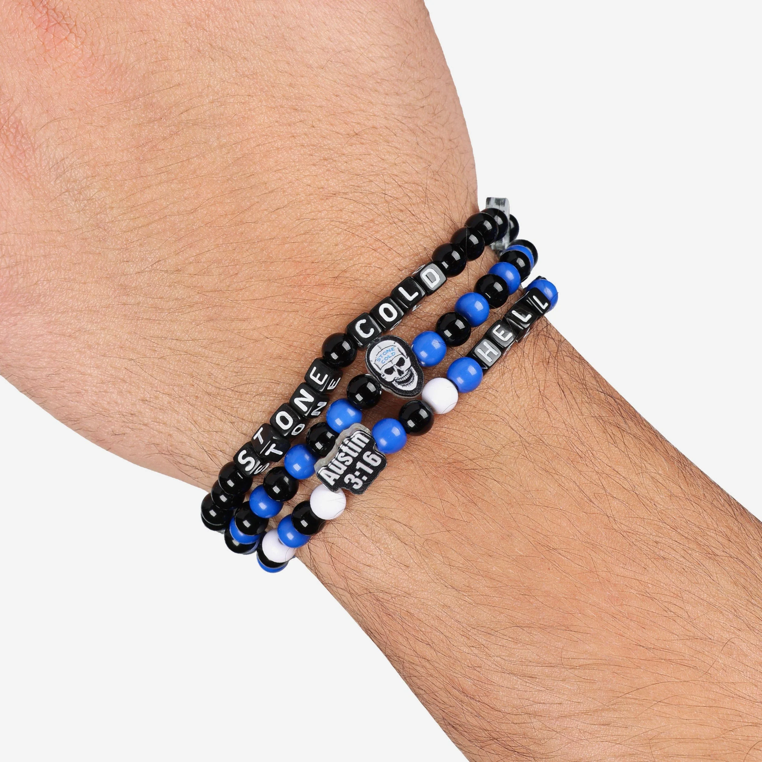 WWE Stone Cold Steve Austin 3 Pack Friendship Bracelet - Image 4