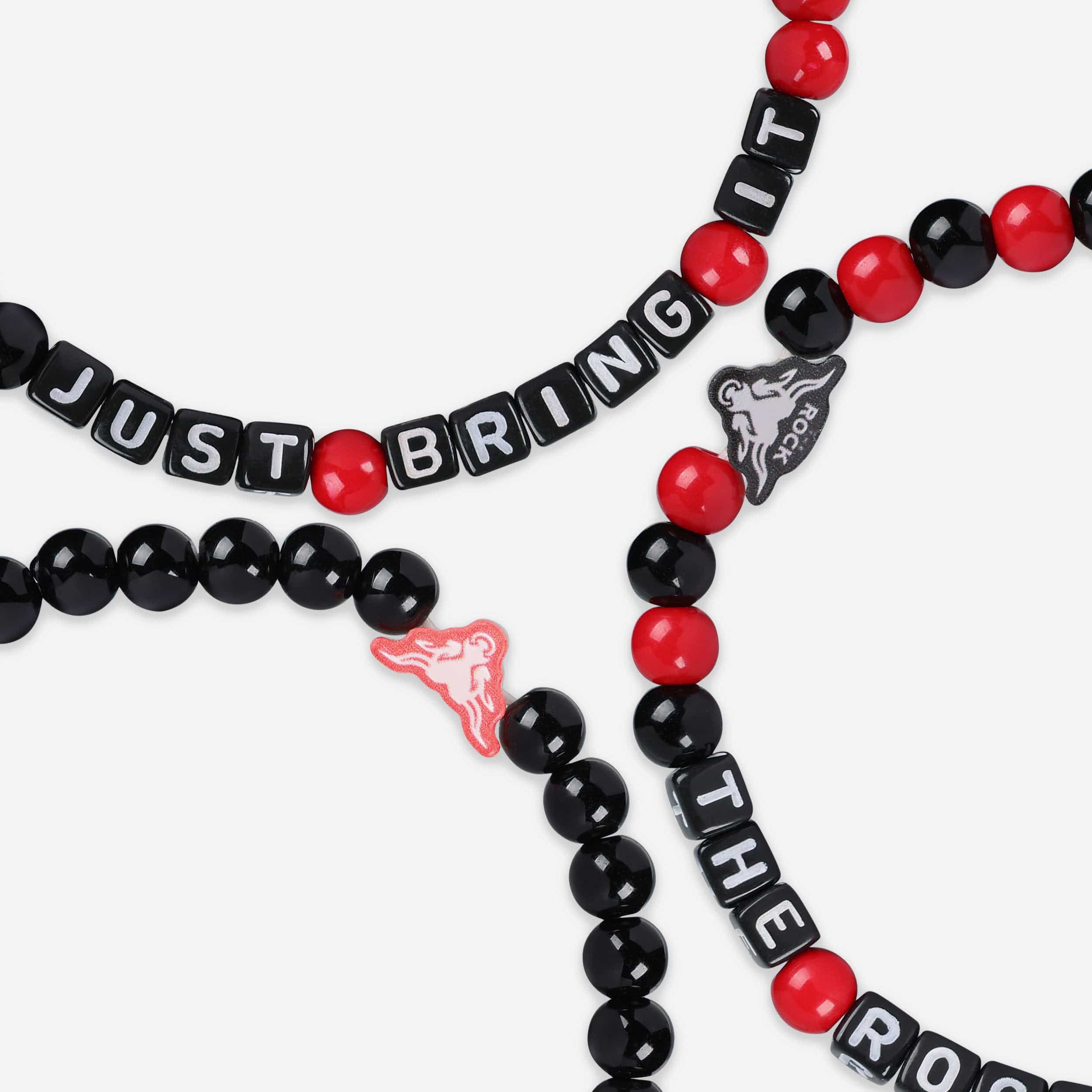 WWE The Rock 3 Pack Friendship Bracelet - Image 2