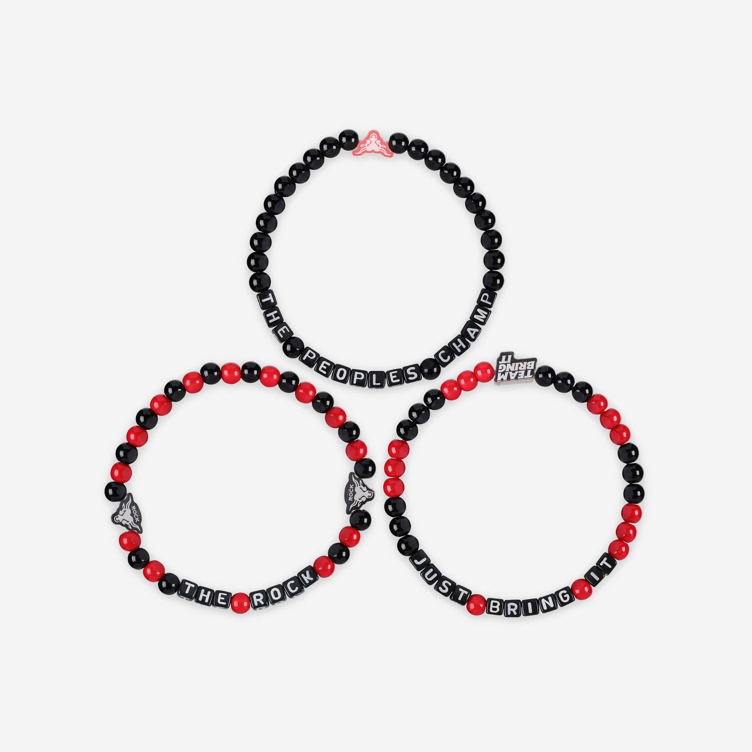 WWE The Rock 3 Pack Friendship Bracelet - Image 3