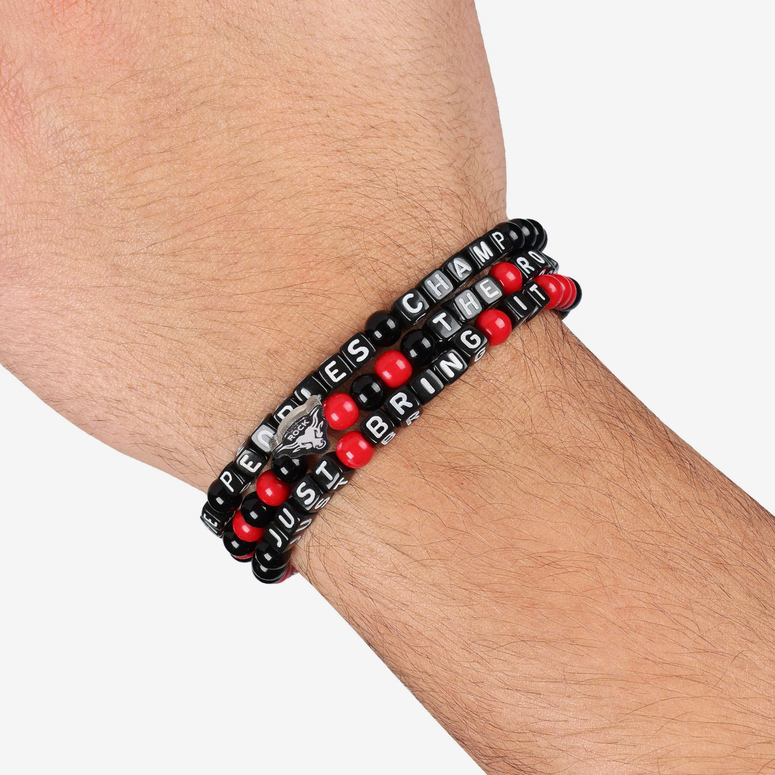 WWE The Rock 3 Pack Friendship Bracelet - Image 4