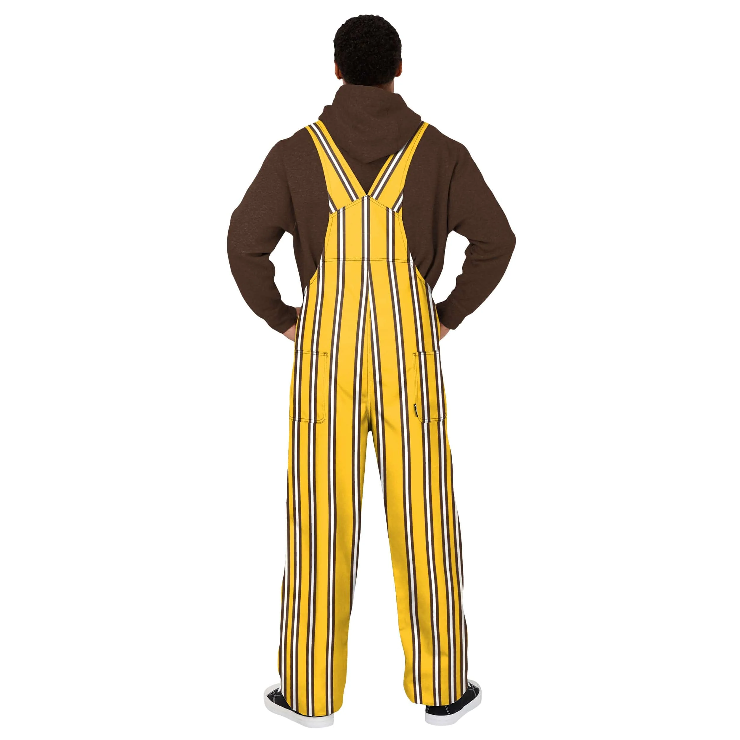 Wyoming Cowboys NCAA Mens Sideline Spirit Bib Overalls - Image 2