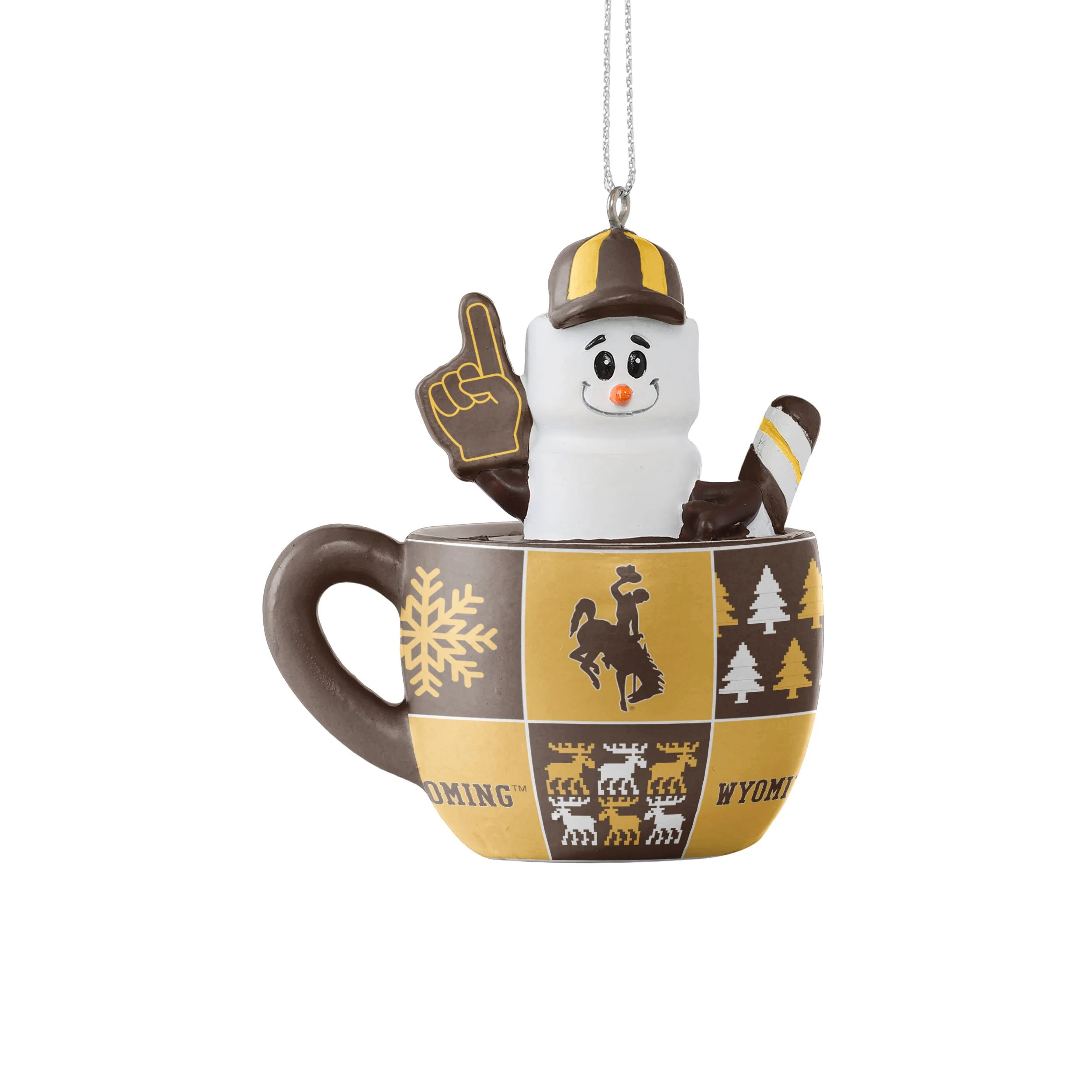 Wyoming Cowboys NCAA Smores Mug Ornament