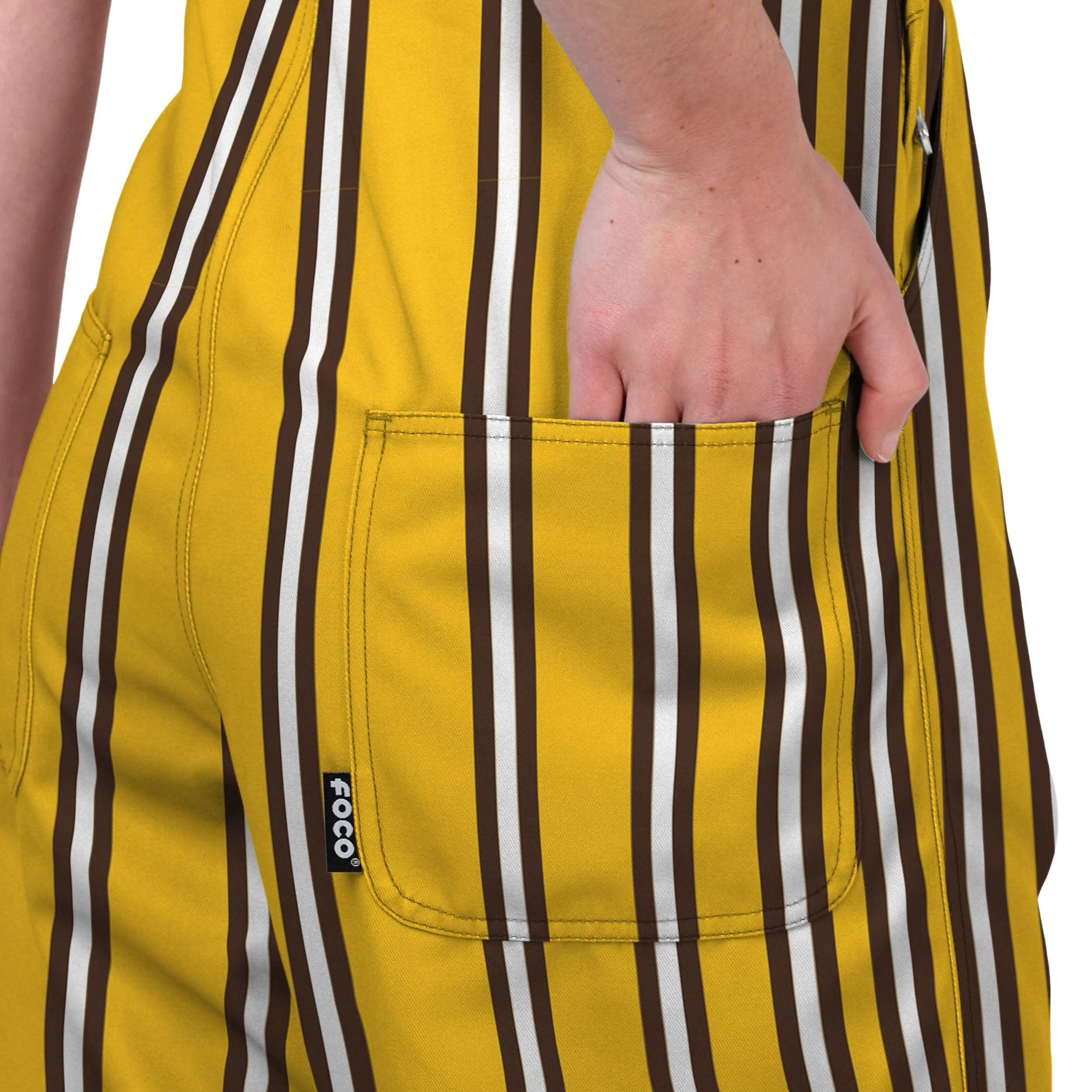 Wyoming Cowboys NCAA Womens Sideline Spirit Bib Overalls - Image 6